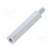 226X35 Screwed spacer sleeve; 35mm; Int.thread: M4; Ext.thread: M4; steel YWeXzhp5JfdYJabzPfVZnx9zCYst08egw7MGUf04VC4