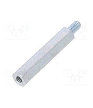 226X35 Screwed spacer sleeve; 35mm; Int.thread: M4; Ext.thread: M4; steel YWeXzhp5JfdYJabzPfVZnx9zCYst08egw7MGUf04VC4
