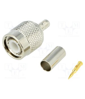T1121A1-ND3G-1A-50 Connector: TNC; plug; male; straight; 50Ω; crimped; for cable; POM XGuCQ6orjYijc14VO3Mb8-qmHI8Icf00YatlqnWY7gs
