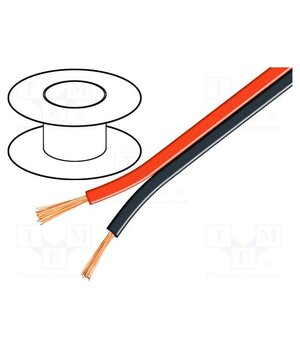 15023 Wire: loudspeaker cable; 2x1.5mm2; stranded; CCA; black-red bqa_6PS4X8_55Ndz7hhIADuDUmtvj_fdDRJZ0RO6b-8