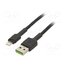 KABGC12 Cable; USB 2.0; Apple Lightning plug,USB A plug; 2m; black; 2.4A _I6cmSDd-r05GZnPDeeNn37D_wVqEIDq9BxOx3AS_7Y