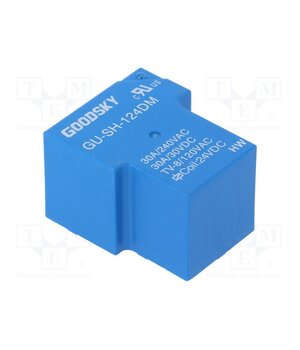 GU-SH-124DM Relay: electromagnetic; SPST-NO; Ucoil: 24VDC; 30A; max.240VAC; GU i_RyQ1IT-E-Qi65wab8UMUozKy3yUjzO-kmd3BUBzlQ