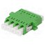 A001-LCA-4X-1118 Connector: fiber optic; socket,coupler; single mode  (SM),quad X31jgSNlfEiq8qfVOB-Cqc7u8zHzCZD5A0Xwo4E29XM