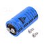MAL210119332E3 Capacitor: electrolytic; screw type; 3.3mF; 100VDC; Ø35x60mm; ±20% LvshBDdhvLpX17mJkWR0mRGhKaJakUPkfic7O6nVL24