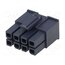 170001-0108 Connector: wire-wire/PCB; plug; female; PIN: 8; Mega-Fit; straight LqAeP2HLVV3ohqvq7_tHJNr_h8LUuqJXX92aL4LfjuQ