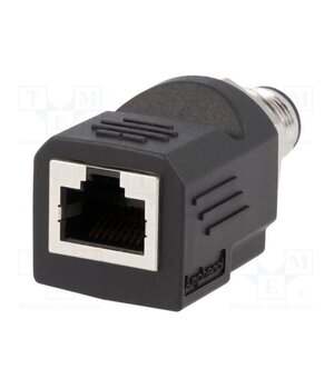 RJS-12D04FM-LS8001 Adapter; M12 male,RJ45 socket; D code-Ethernet; PIN: 4; straight vXrBWDpq5YqdnYvvIQ-4NTRsGqM1CVx8QPstikK9rps