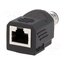 RJS-12D04FM-LS8001 Adapter; M12 male,RJ45 socket; D code-Ethernet; PIN: 4; straight vXrBWDpq5YqdnYvvIQ-4NTRsGqM1CVx8QPstikK9rps