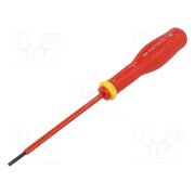AT3X100VE Screwdriver; insulated; slot; 3x0.5mm; Blade length: 100mm; 1kVAC BHL77lQaCbqmiBrIvmCFcv75CPb4RzLIFWibz6GyMkg