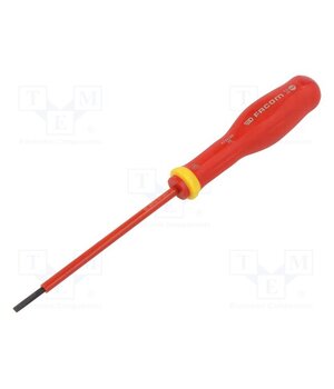 AT3X100VE Screwdriver; insulated; slot; 3x0.5mm; Blade length: 100mm; 1kVAC BHL77lQaCbqmiBrIvmCFcv75CPb4RzLIFWibz6GyMkg