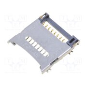 MCSP-R-08-A-SG-HC-T/R Connector: for cards; microSD; with hinged cover; SMT; gold flash HHvb_GeRqpT0ZLhO8Vnrxo7KDgxmKAfoJp9xhyBPfTQ