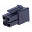 170001-0104 Connector: wire-wire/PCB; plug; female; PIN: 4; Mega-Fit; straight k1O6KHV1HSKcIIAQdffCx6jPuJpwXWbzWqHKYUR9M4g