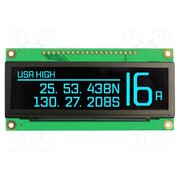 NHD-3.12-25664UCB2 Display: OLED; graphical; 3.12"; 256x64; Dim: 89.2x44x6mm; blue rh359RHzNV209aEyi3lMWltIOcB7vU1zsLUS409aCyU