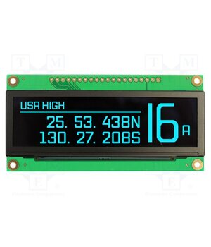 NHD-3.12-25664UCB2 Display: OLED; graphical; 3.12"; 256x64; Dim: 89.2x44x6mm; blue rh359RHzNV209aEyi3lMWltIOcB7vU1zsLUS409aCyU