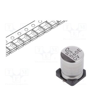 UCV1E561MNL1GS Capacitor: electrolytic; low ESR; SMD; 560uF; 25VDC; Ø8x10mm; ±20% OZD9yMyjMWzWd1P9iwSnYLElg-HTXYzB-QcjsuVrkks