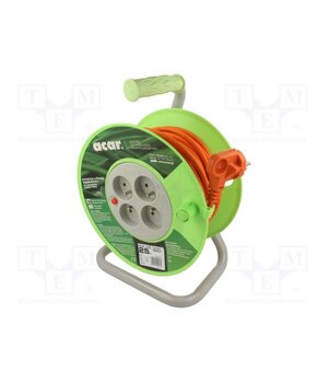 M01895 Extension lead; 3x1mm2; reel; Sockets: 4; PVC; orange; 25m RXKJfF27r4NIB2XD0hQ1BX8G1FujcYDEKkNAWuuzWfk