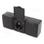 D.3715SCGGG/1 Connector: AC supply; socket; 2P+PE; 250VAC; 16A; black; PIN: 3; IP44 KOq7B3LlIsUC5AL0HqtiZGrXAYCrm3g8peVCr1xaLyg
