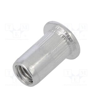 1742R-AL M5 Rivet nuts; M5; aluminium; Ømount.hole: 7mm; L: 13mm; 20pcs. uFBdQkbZXkTL6Wi55vsusHxG5AYILBmZeNmxbG4Z-1o