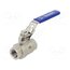 FMZK2 38 Ball valve; acid resistant steel AISI 316; PTFE; max.63bar yBohxR8rjpHljQRIBENAaK-jrECqwdoCOjmJ8ZXFYT8