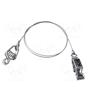 AI-000448-18 Test lead; both sides,aligator clip; Len: 0.46m; stainless steel k5OimO46h0kiYbGqke2PnSKK6lRQ9G7azK_hNg_vJrc
