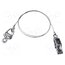 AI-000448-18 Test lead; both sides,aligator clip; Len: 0.46m; stainless steel k5OimO46h0kiYbGqke2PnSKK6lRQ9G7azK_hNg_vJrc