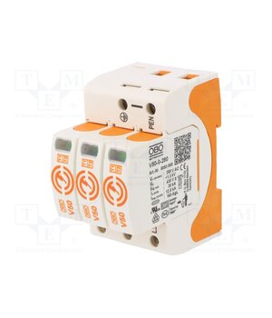 V50-3-280 Surge arrester; Type 1+2; Poles: 3; 30kA; 280VAC; -40÷80°C; IP20 zhmqh14-T_kdw7K1BFnHrF2toRaU1_ccZ5X7SpazwCo