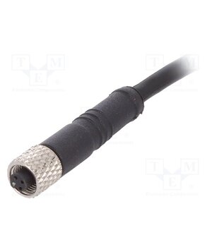 PXPTPU05FBF03ACL010PUR Connector: M5; plug; female; cables; PIN: 3; 1A; straight; IP67; 60V McFK5REdvS4rcFS9tdO10ZuqYTVVA0nm0KfiQAGnhPs