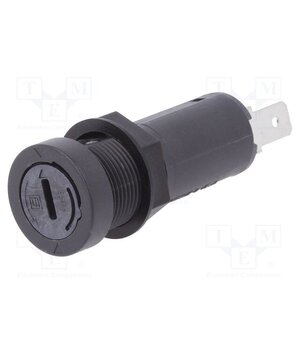 0031.3903 Fuse holder; 5x20mm; 10A; on panel; black; FBS1; 250VAC; UL94V-0 TYgvAEmtuxwi1ZLEktjkRf7oJ24W6wpOW6fMJqTsrA4