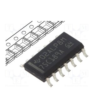 SN75C189ADR IC: interface; line receiver; RS232; 1000kbps; SOIC14; 4.5÷6VDC I3CzNrG_vTs5FW-zOdQYw-NkIxV60Y40E20bXv7sLkU
