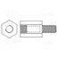 216X100 Screwed spacer sleeve; 100mm; Int.thread: M4; Ext.thread: M4 brtIzVfK49LcVmRpacHX7ZJGRV27gp5J6URtMc609gI