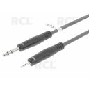 CABLE 6.3(P) stereo >> 3.5(P) stereo 3m SWEEX