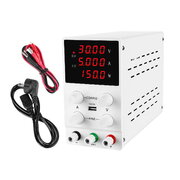 LABORATORY POWER SUPPLY SPS3010, 0-30V 0-10A, with power display, white
