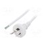 LT-423 3X0.75 WHT 1M END CUT Cable; 3x0.75mm2; AS/NZS 3112 (I) plug,cables; PVC; 1m; white; 10A 6CKWZ4H_cYkUARuZ9xmdbjXazRlqFvkXdwr5LlXkwHE