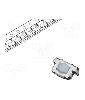 EVQP42B3M Microswitch TACT; SPST; Pos: 2; 0.02A/12VDC; SMT; 6x3.5x3.5mm Z6MW68sUyluMqVIoPfRQneE6g3axbWJH5Je8KSdHHw0