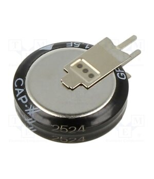 GF15R51905P155V Supercapacitor; THT; 1.5F; 5.5VDC; -20÷80%; Ø19x4.8mm; Pitch: 5mm QE95M93UFEnQbFCJ0eqCxLn7KX2O_7Y3XWSIXpciusA