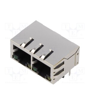 MTJG-2-88TX1-FSD-PG-LH-M4 Connector: RJ45; socket; PIN: 8; shielded,with LED; 8p8c; THT 6kt9G_-w3YUqtwXUhxdqJEv2RZq_MQjgh8v3XXSl_Jc