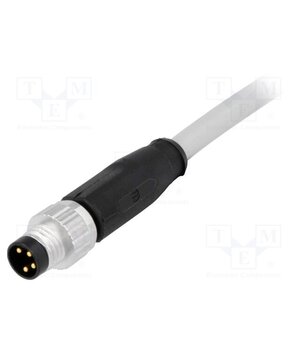 21348000481005 Connector: M8; male; PIN: 4; straight; with lead; plug; 0.5m; PVC nrT5V76HvfRYkeGtm9poD6xHoXxAbhAnh--dC0MkBFs
