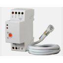 Twilight sensor DIN mount with outer tube <5-100Lx, 3000W,