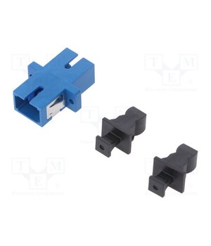 A101-SC-SX-1123 Connector: fiber optic; socket,coupler; SC; female; ways: 1; blue AlLbXrE58BpT0nJRwn5Fue78rNBJeBcaWoM3MT_6qiw