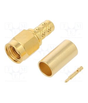 SMA1111A1-3GT50G-1-50 Connector: SMA; plug; male; straight; 50Ω; crimped; for cable; PTFE gHTIU0BNj4KbiYOoJ9q2nOdeR-DWkb7mXu07JZ_Fu30