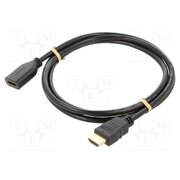 61308 Cable; HDMI socket,HDMI plug; HDCP 2.2,HDMI 2.0; 1.5m; black OBlnT-wMnVdSEgehXY4FA1YyquctFI-BGFmJ1VTrLzg