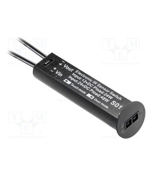 AE-WBCUNI-10DIM Touchless switch; black; 12VDC,24VDC; with motion detector meEzOYxfl9yA_a3yfMDyvbZi6lTmDr0BFRGfXH7SeVE