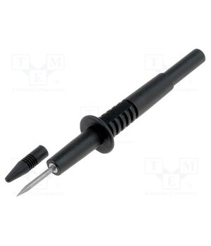 AX-CP-05-B Measuring tip; 10A; black; Tip diameter: 2mm; Socket size: 4mm UPI20DRbSZ3TPBILyQCHd2ePYjzWH5a7pZEtiV1twaQ