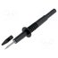 AX-CP-05-B Measuring tip; 10A; black; Tip diameter: 2mm; Socket size: 4mm UPI20DRbSZ3TPBILyQCHd2ePYjzWH5a7pZEtiV1twaQ