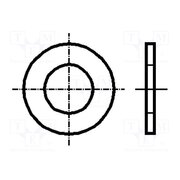 1421417 Washer; round; M1,6; D=4mm; h=0.3mm; A2 stainless steel; DIN 125A NQNL4kivIUStB9H0HsZY5sq0DEmaUnWpjHYUddxsxRU