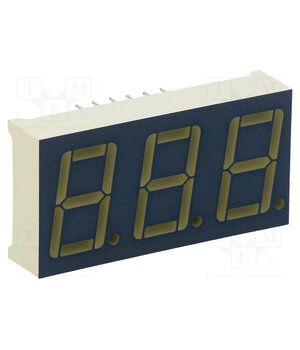 BC56-12SURKWA Display: LED; 7-segment; 14.2mm; 0.559"; No.char: 3; red; 31÷73mcd MRkEq7IRK2VpPmcmNh1h7w887Sbwg_ciMD2JzW3kVKo