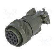 DS3106F 18-1S Connector: circular; plug; for cable; PIN: 10; female; soldering IPzAml1_M31Tw0trdHzt1VXQFC3MYUF0ZF5GcrG3TmA