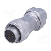 WF20K2TE1 Connector: circular; plug; female; PIN: 2; IP67; WF20; 9÷10.5mm; 25A zBWcu2_aiD-7kAfJZ9ASjZxvcg7PL0oYpTQwDgBaWkw