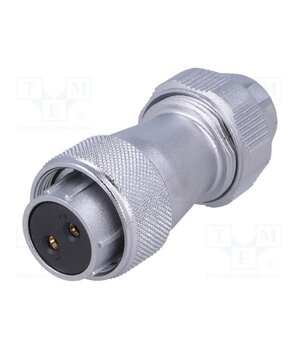 WF20K2TE1 Connector: circular; plug; female; PIN: 2; IP67; WF20; 9÷10.5mm; 25A zBWcu2_aiD-7kAfJZ9ASjZxvcg7PL0oYpTQwDgBaWkw