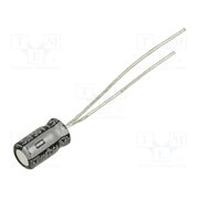 EEAGA1H1R5B Capacitor: electrolytic; THT; 1.5uF; 50VDC; Ø4x7mm; Pitch: 5mm; ±20% 0oBdbMVcUfImBT_9_KrQQkYLkyH8YI2I0VxY8rIL0Qw
