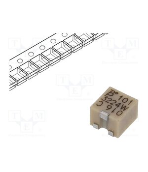3224W-1-101E Potentiometer: mounting; 100Ω; 250mW; SMD; ±10%; 100ppm/°C; linear cujxt2H0zguEy0-hz1rz7m4DGY5Ais_BuS3utyT2YuQ